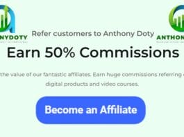 Anthony Doty Affiliate Program