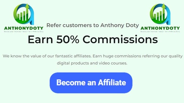 Anthony Doty Affiliate Program