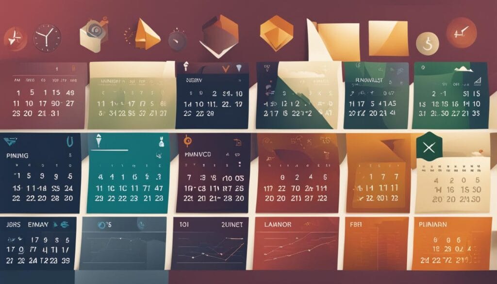 service calendar for holistic financial planning