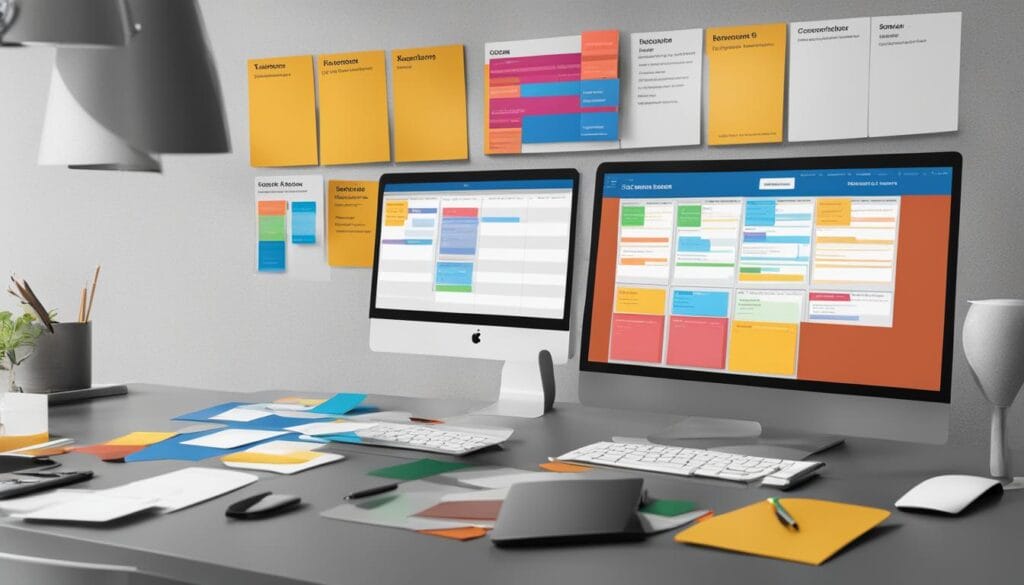 Kanban boards, Scrum software, and Gantt charts