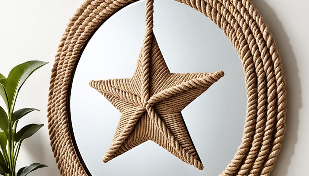 rope star mirror