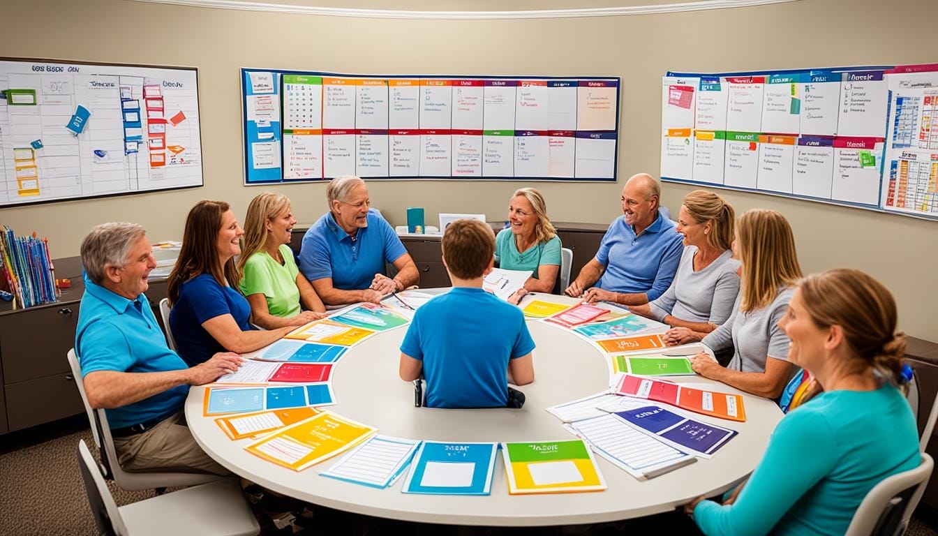 family organization strategies for big families