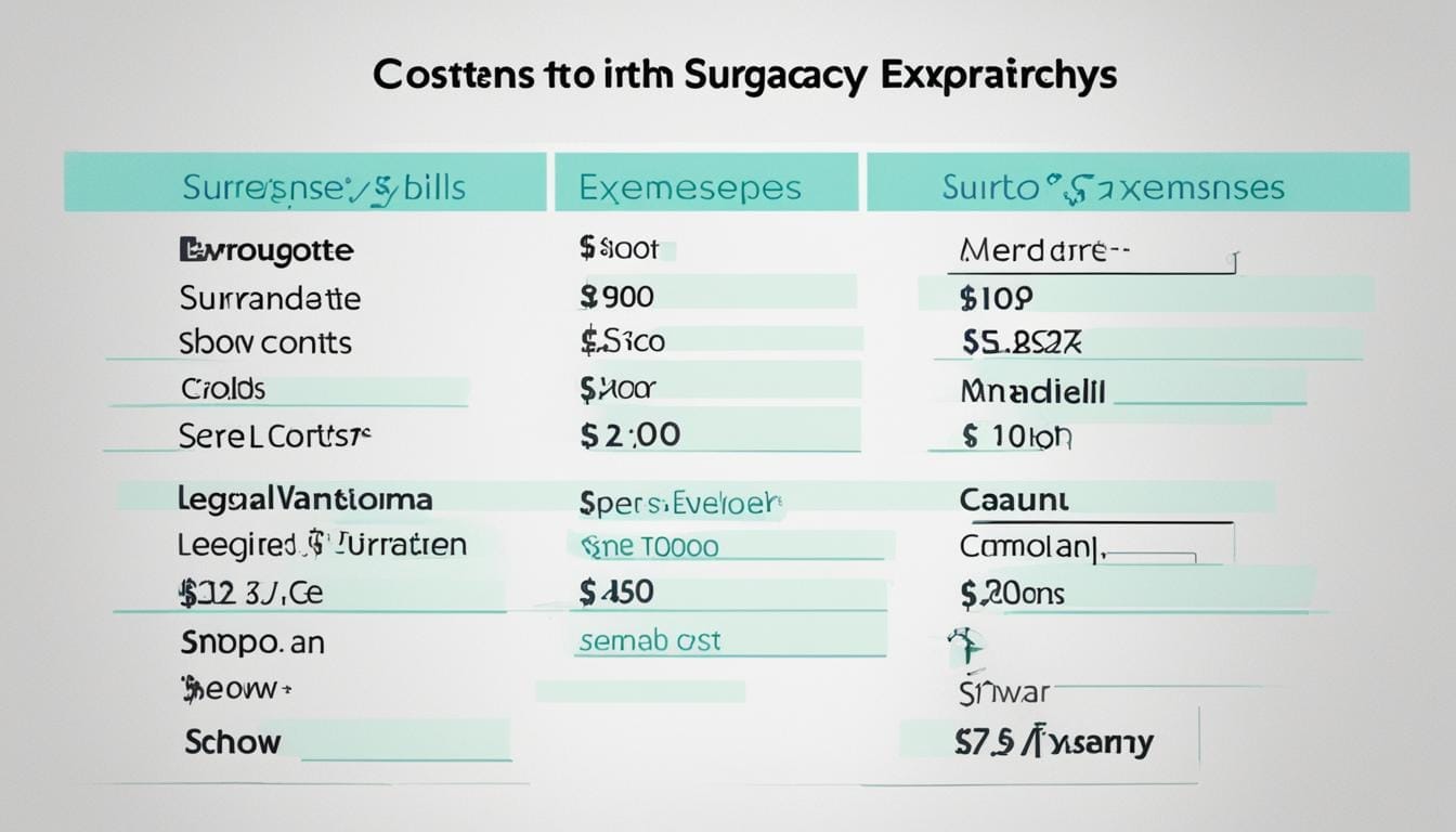 surrogacy cost breakdown